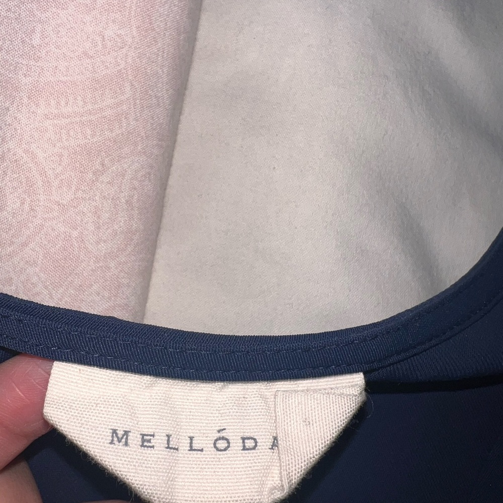 Melloda Navy Blue Top